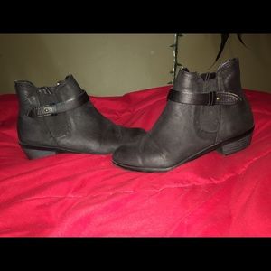 Brown Leather Ankle Boots